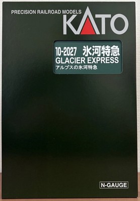 KATO 10-2027 Glacier Express Alps 4 Car Add-On Set N Scale Train