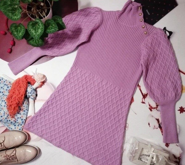 Women Baum und Pferdgarten Dress Pink Wool 38