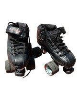 Riedell R3 Sz5 Speed Roller Derby Skates Black RADAR Cayman