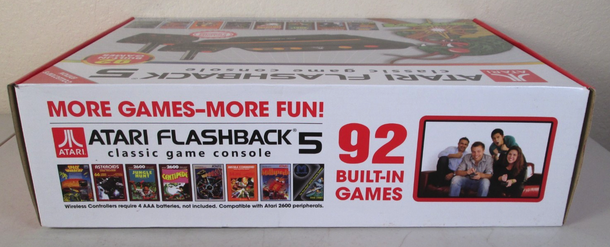 Atari Flashback 5 Classic Game Collector's Edition Black & Red