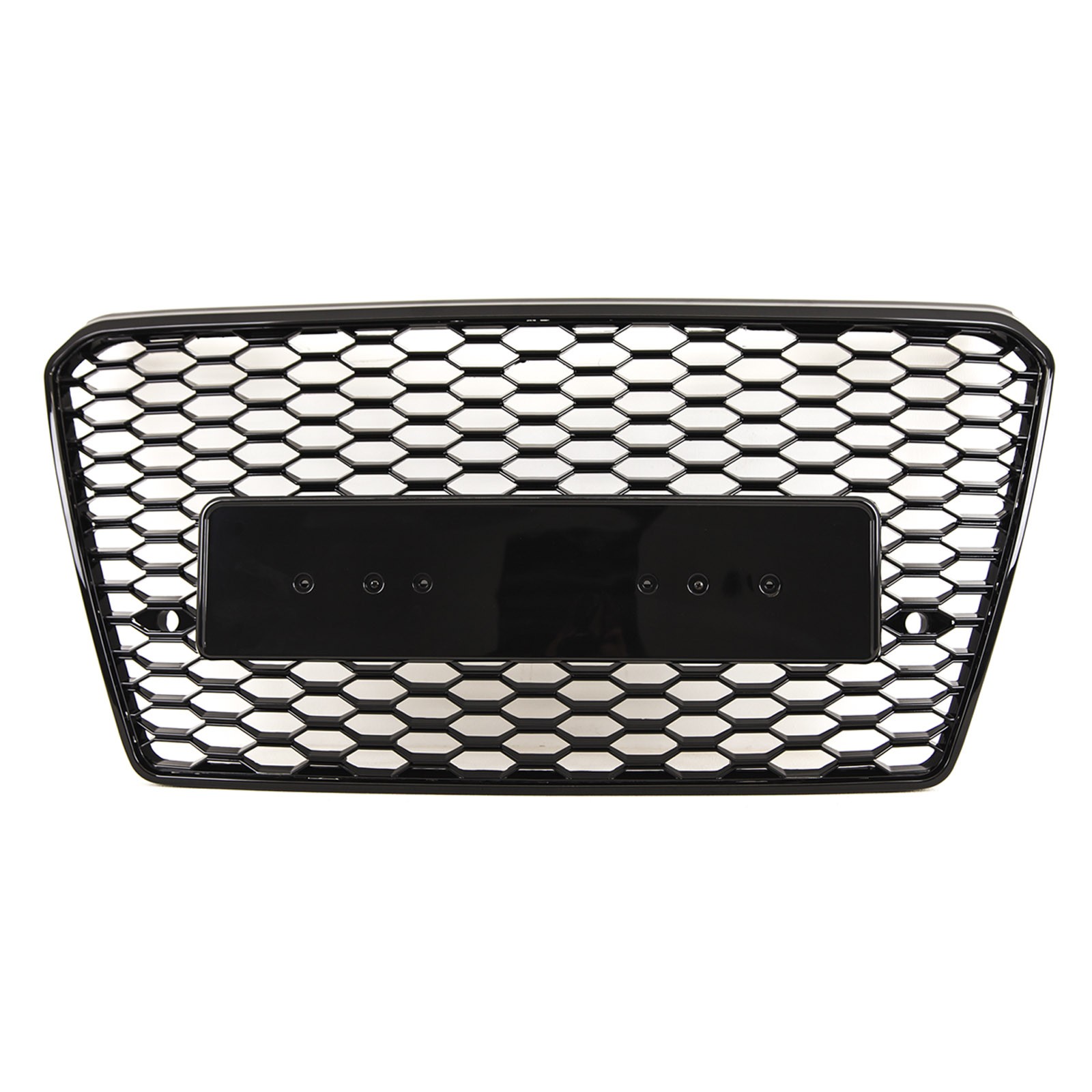 Fits Audi A7 S7 2010-14 Front Bumper Grille Sport Honeycomb Gloss Badgeless