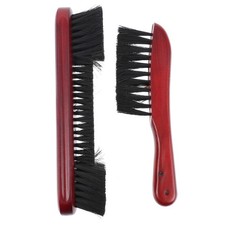 2 Pcs Wood Snooker Table Brush Set Billiard Pool Table Rail Cleaning Tool