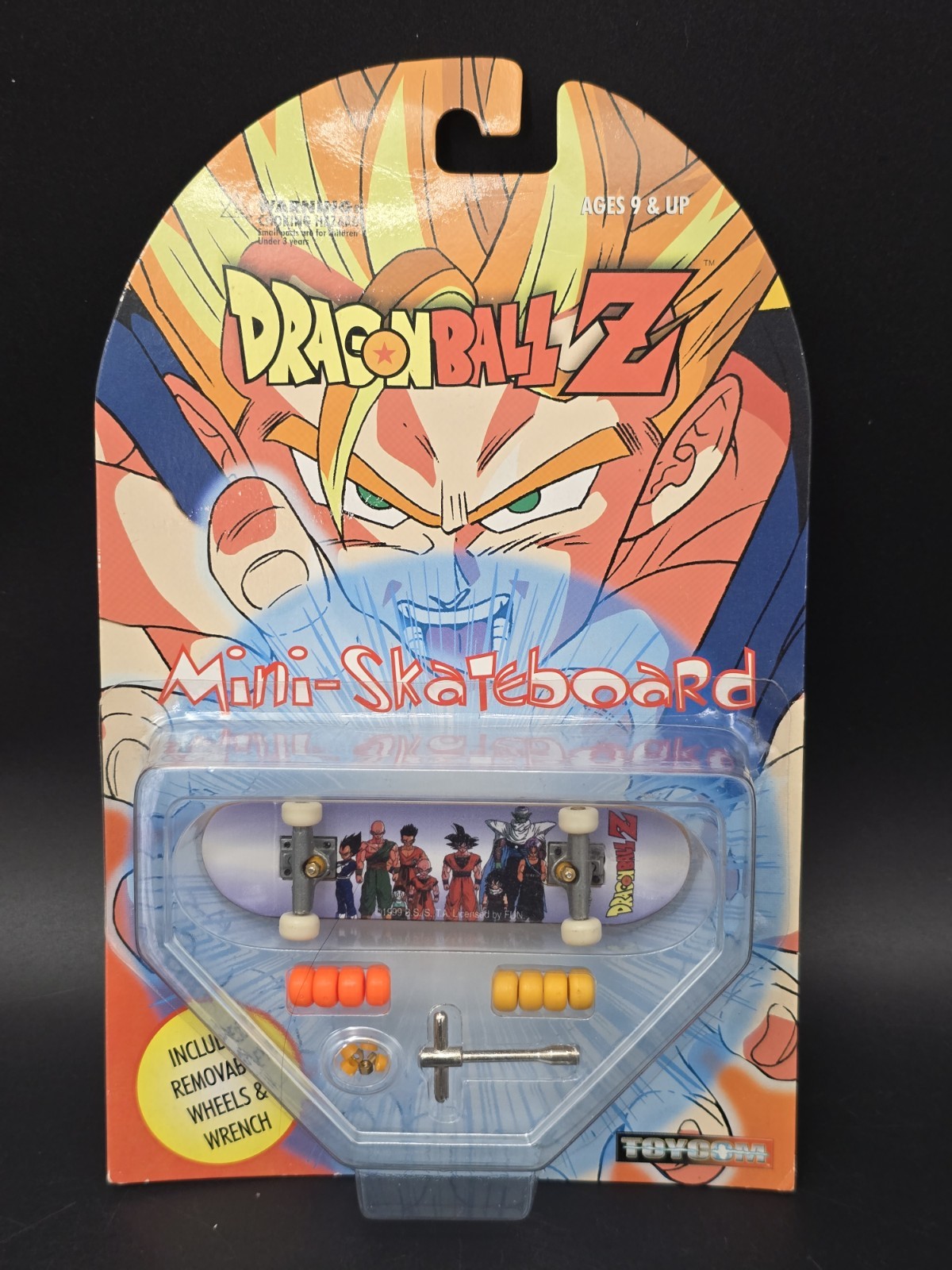 Dragon Ball Z DBZ Mini-Skateboard - Z Fighters - Toycom 1999