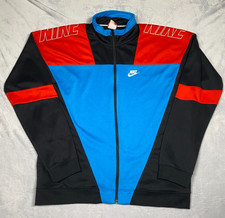 Nike Retro Color Block Zip Up Hoodie - Stylish - Men's Size Large