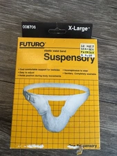 Vintage Futuro Suspensory Scrotal Support Jock strap XL USA 1983 Narrow Band