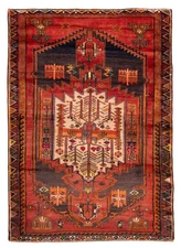 5'11" x 8'2" Traditional Vintage Hand Knotted Oriental Carpet Wool Area Rug