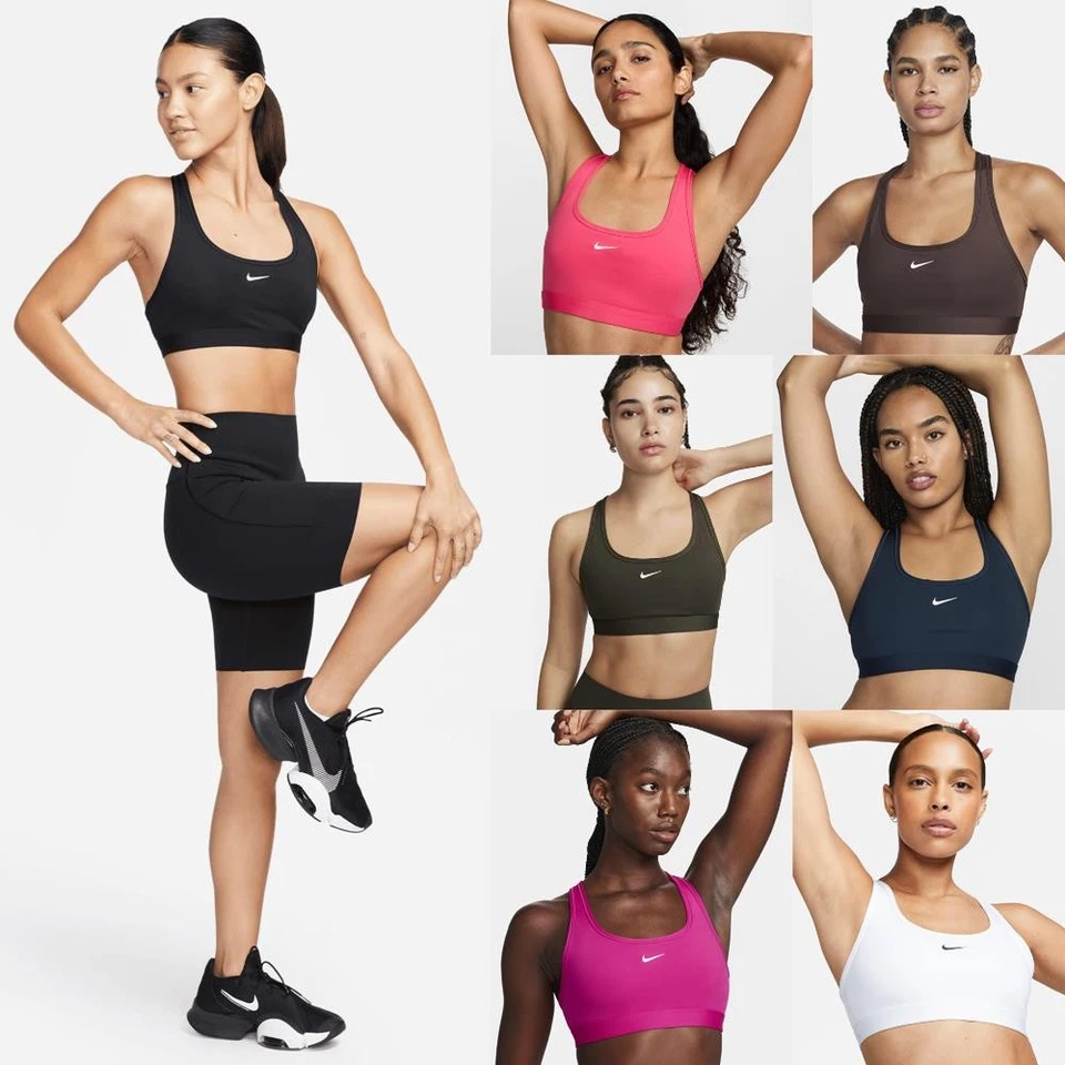 Nike Swoosh Light Support Non-Padded Damen Sport-BH Bra Fitness Top - Bild 1 von 1