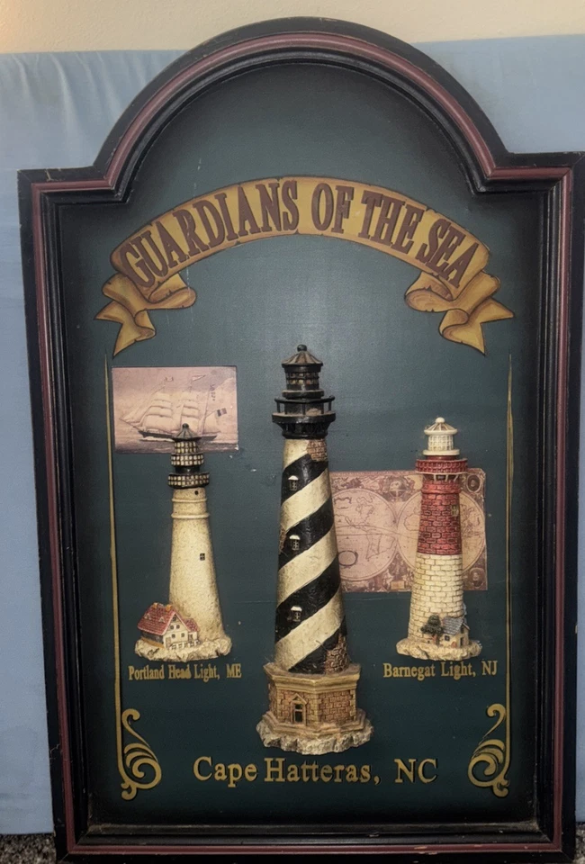 Guardians Of The Sea Lighthouse Wall Art - Image 2 of 4