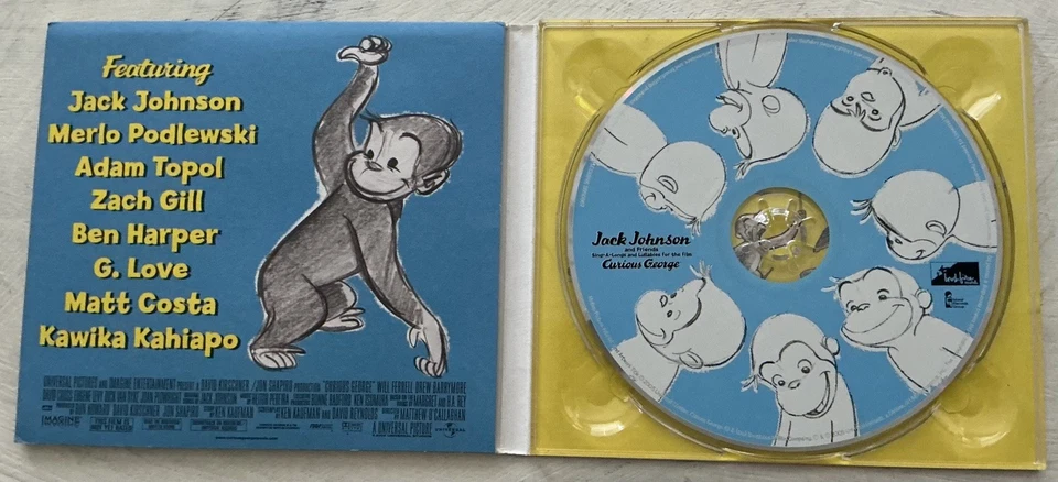 Jack Johnson CD Digipak Curious George 9850967 2006 Great Condition EX Foto 4 de 4