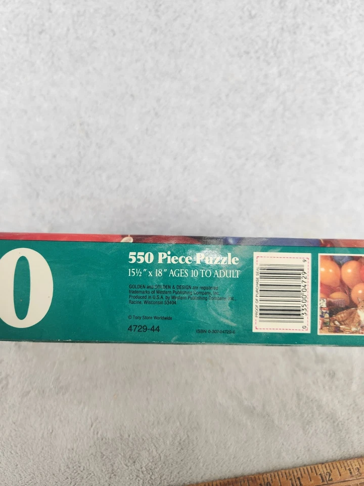 Golden 550 Piece Jigsaw Puzzle Kitten With Dog Birthday Ballons - SEALED - Image 2 of 3