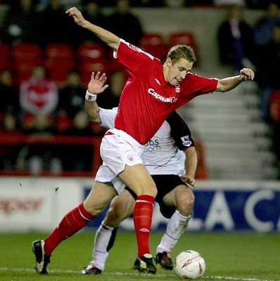 Michael Dawson of Nottingham Forest during the Carling Cup 4th rou- Old Photo