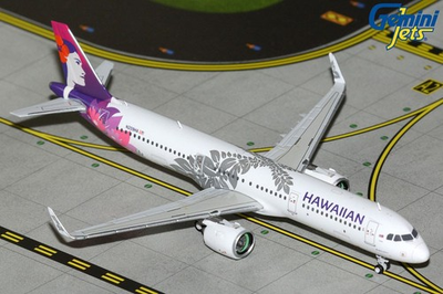 #ad Hawaiian Airlines Airbus A321neo GJHAL2415 Gemini Jets Scale 1:400 IN STOCK $47.16