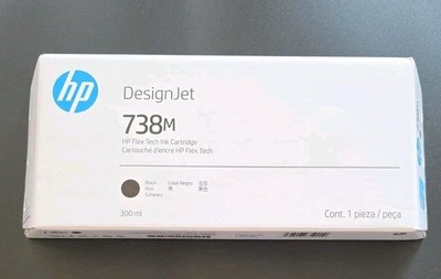 HP 738M DesignJet Tintenpatronen 300ml - Neu Versiegelt - Mai 2026 CMYK