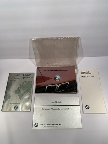 1984 BMW E28 533i 528e Owner’s Manual Handbook **See Pics** Showing Wear 84 85