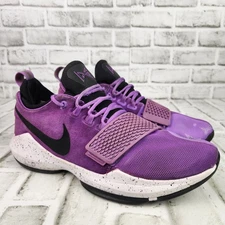 Nike PG 1 Paul George Men’s Size 10.5 Bright Violet Basketball Shoes 878627-500