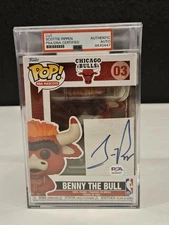 Scottie Pippen Autographed Signed Benny The Bull Funko (PSA) Encapsulated
