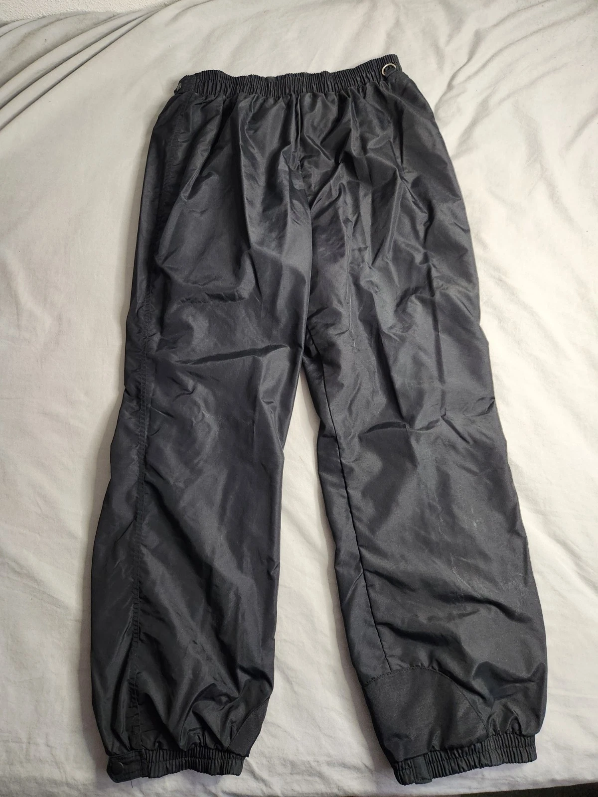 Vintage 90s Columbia Snow Pants Mens Size XL Black Lightweight Nylon Outdoor NEW