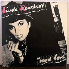 LINDA RONSTADT - Mad Love 1985 - 12" Vinyl Record LP - EX