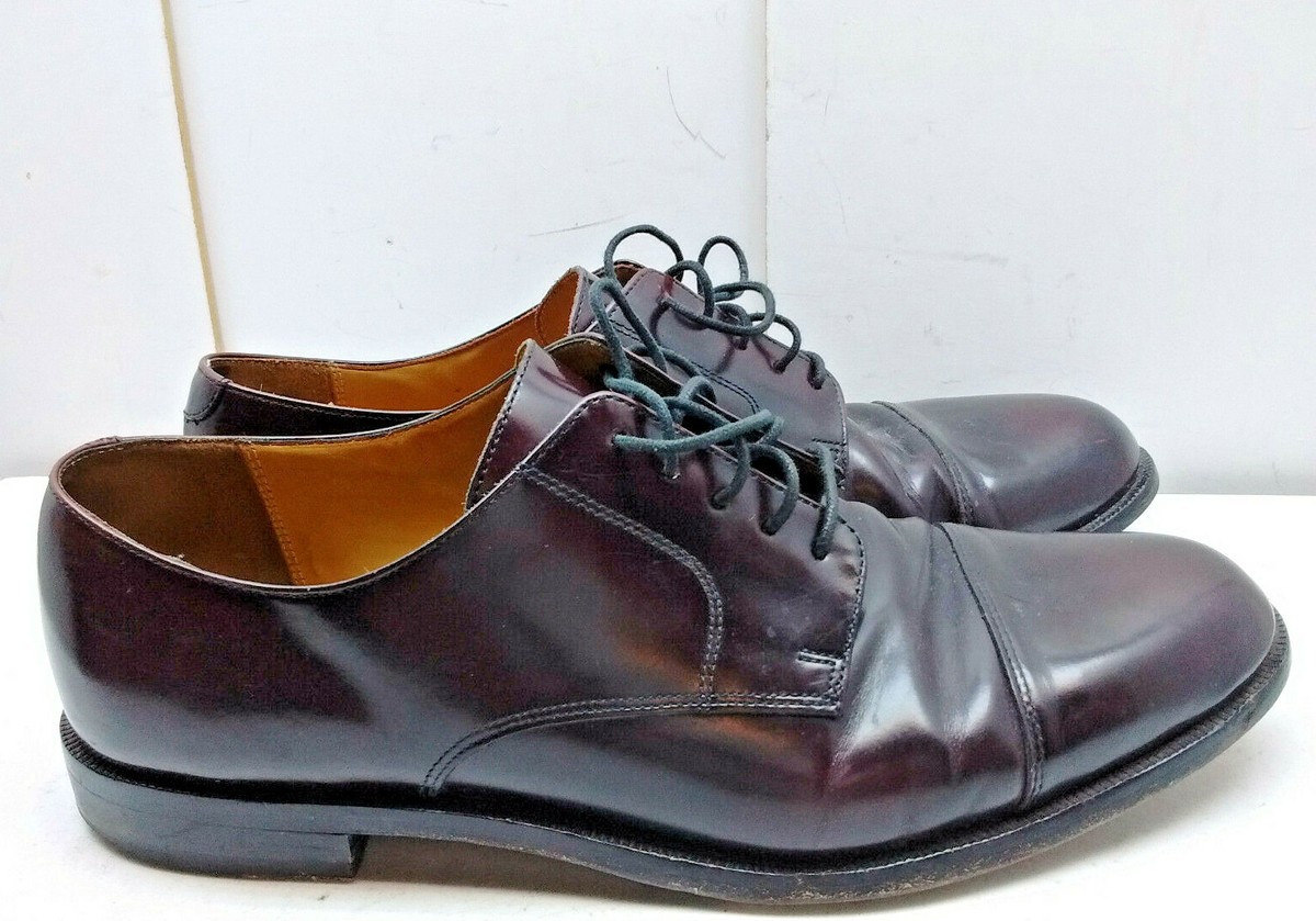 Mens Cole Haan Cap Toe Oxfords In Burgundy Leather Size 10.5 D EUC Men main image 2