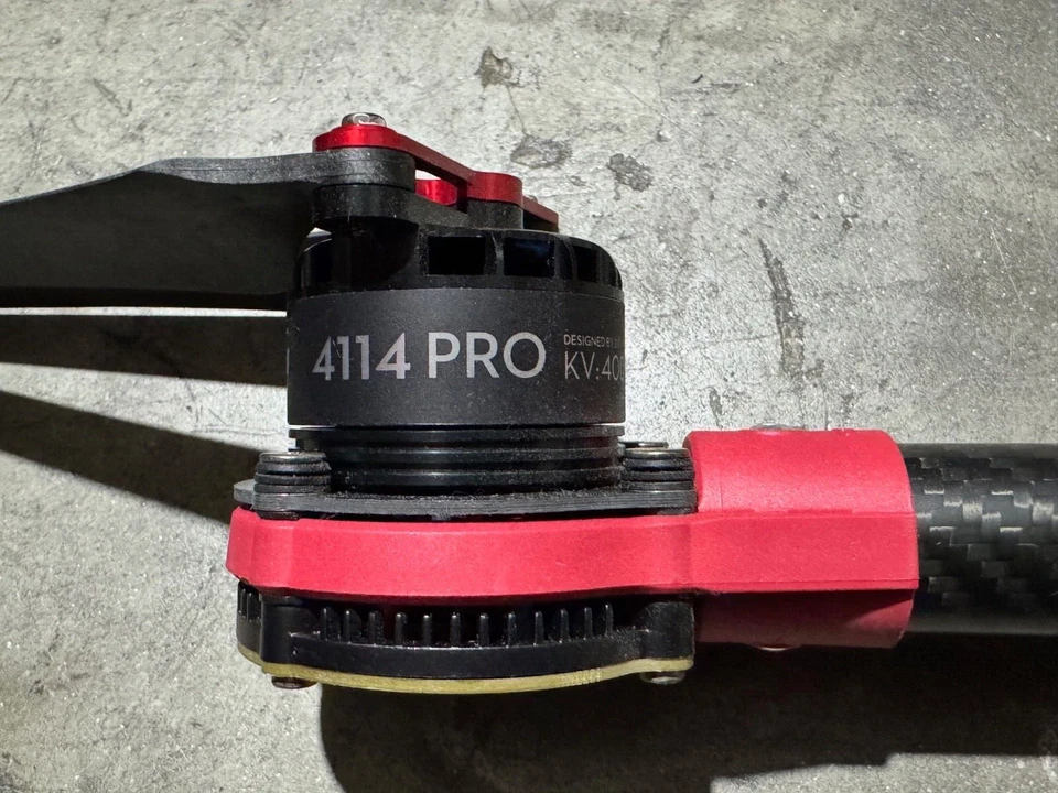 DJI S900 Hexacopter arm with motor and Propellers (Red) - Image 4 of 4