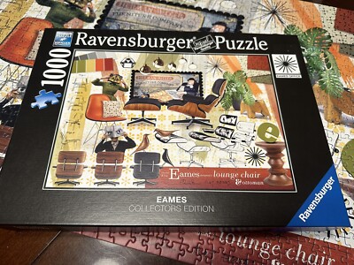 Ravensburger 1000 Piece Jigsaw Puzzle Eames Collectors Edition 168996 Complete