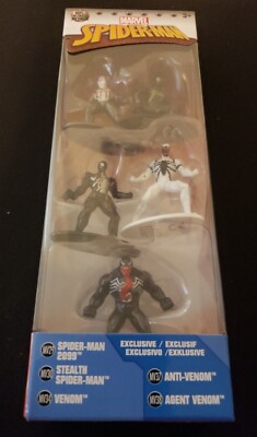 NIB Marvel Spiderman Nano Metalfigs - Spiderman and Venom Figures!