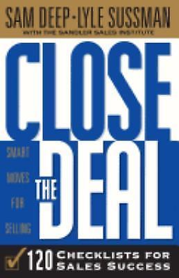 Close the Deal: 120 Checklists for Sales Succes- 0738200387, paperback, Sam Deep
