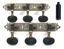 1/14 Classical Guitar friction free shaft machine head peg tuner 105AB-AS-S4