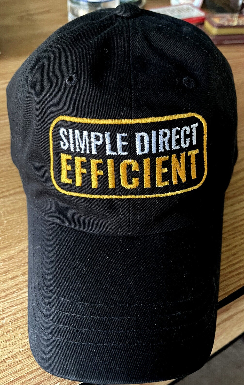 Wing Chun “Simple Direct Efficient” Baseball Hat … - image 4
