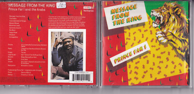 Prince Far I & The Arabs -Message From The King- CD Caroline Records