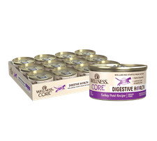 Wellness CORE Digestive Health Turkey Pate Wet Cat Food, 3 Ounce Can Pack of 12 