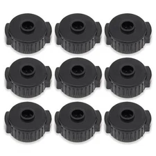 9pcs Black Plastic Quick Release Cymbal Nuts Fit 8mm Threaded Cymbal Stands