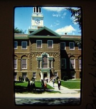 1960 Baker Library at Dartmouth College Students Kodachrome 35mm Slide