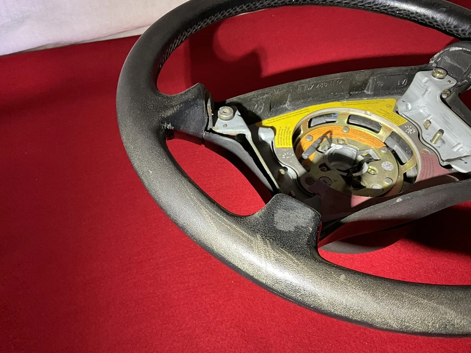 BMW E34 1987-1990 serie 5 E24 635CSI volante de cuero de fábrica OEM Foto 4 de 4