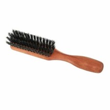 Zeus Handled Beard Brush 100 Boar Bristle Medium Firm A93