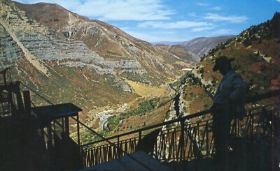 Sky Ride Builder Rue L Clegg Bridal Veil Provo Canyon Utah Postcard