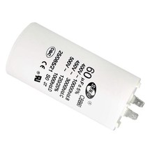 CBB60 Run Capacitor 60uF 450V AC Double Insert 50/60Hz Cylinder 115x54mm