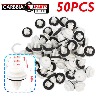 50PCS Door Trim Panel Retainers Clips Fits For Toyota Lexus 90467-A0005