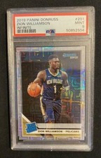 🏀 2019-20 Panini Donruss #201 Zion Williamson Rated Rookie Infinite PSA 9 🏀HOT