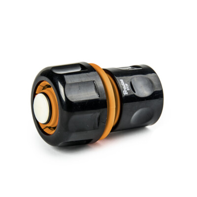 Schlauchkupplung mit Stop Black Line 1 Zoll POWER JET Kupplung Anschluss Adapter