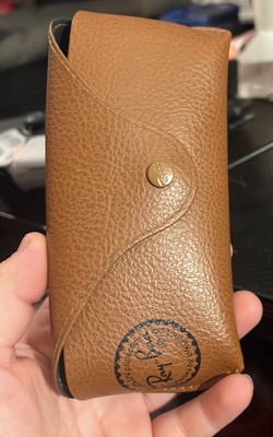 New Ray Ban Leather Hard case with Cleaning Cloth s-l400.jpg main image 2