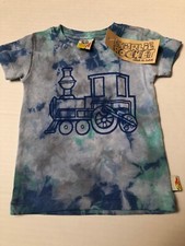 Charlie Rocket Boys Top Size 6-9mo~New~Made in USA~Train~Boutique Brand