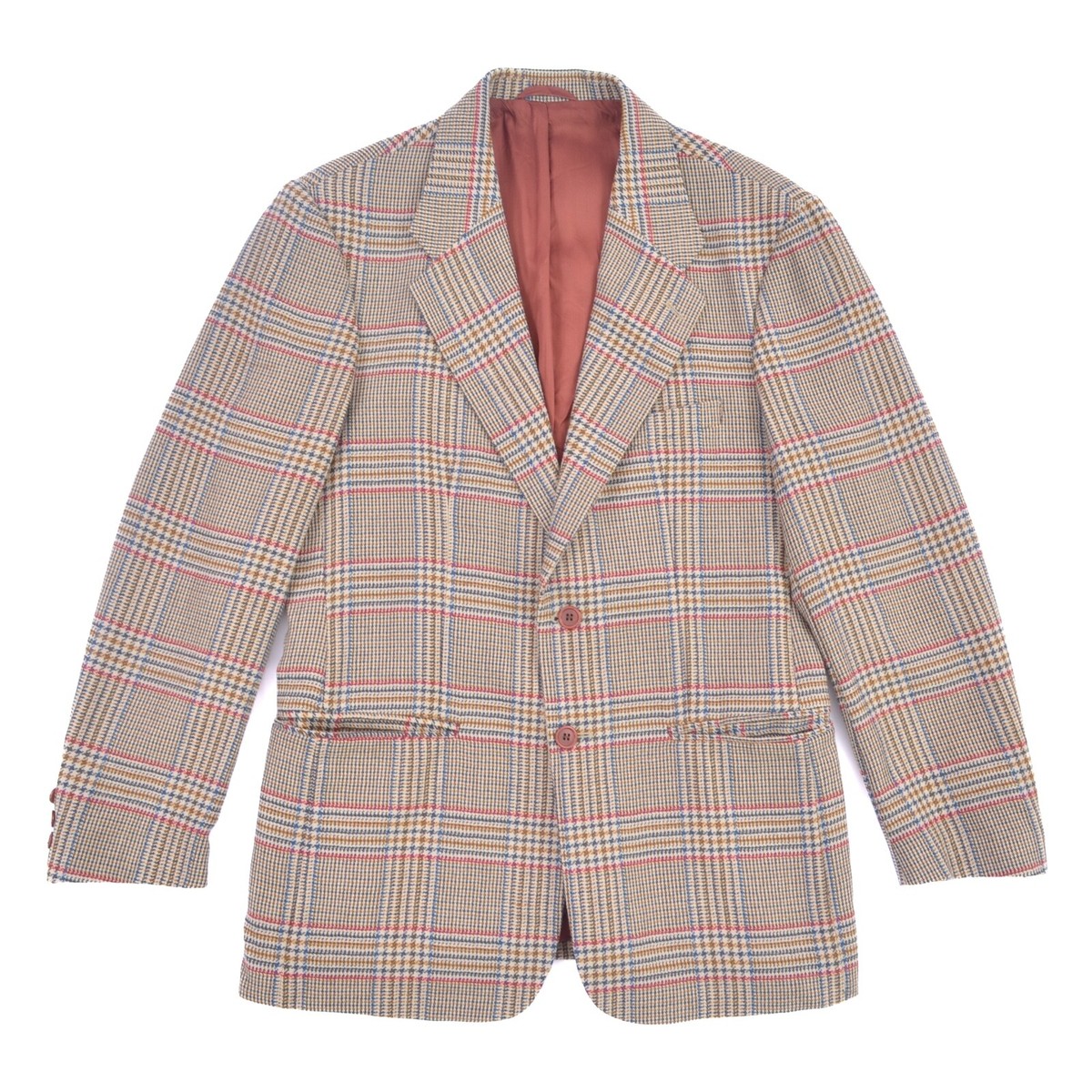 UNITED COLORS OF BENETTON ウールジャケット イタリア United Colors of Benetton Made in Italy Plaid Wool Blazer Jacket