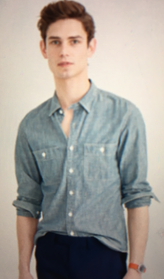 J.Crew NWT Selvedge Japanese chambray utility shirt Blue J.Crew NWT Selvedge Japanese chambray utility shirt Blue