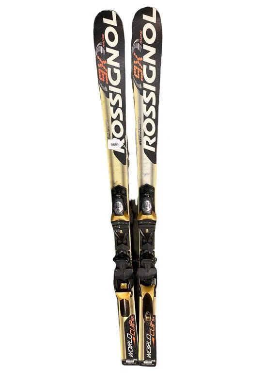 Rossignol World Cup Racing 9X Skis 150 cm with Rossignol Axium 100
