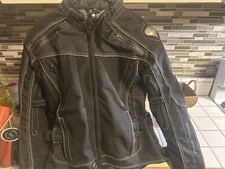 Medium Frank Thomas Motorcycle Riding Jacket, With Shoulder & Arm Protection.￼
