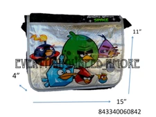 Rovio- Angry Birds Space Messenger Cross Shoulder Bag 15”L x 13” H x 3” W-0842