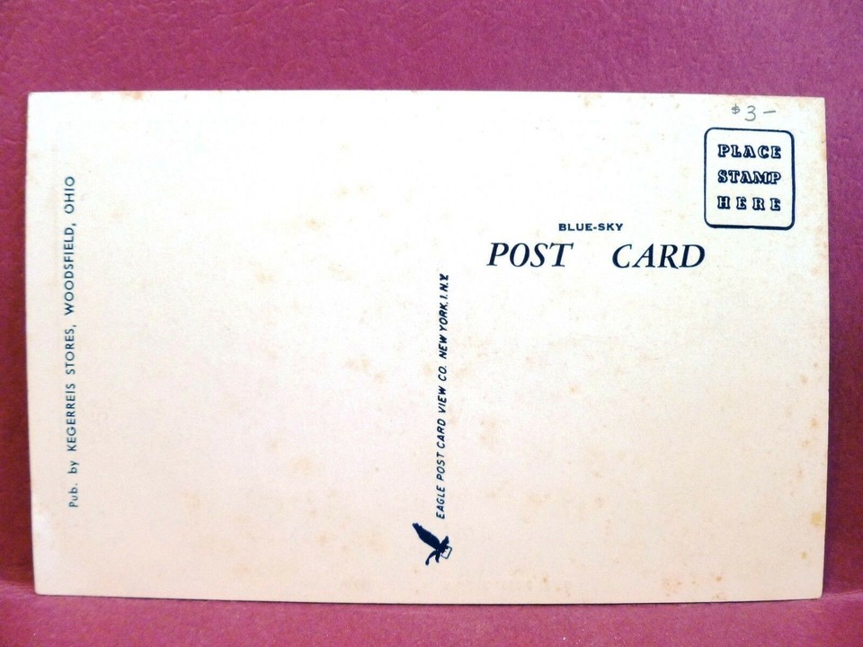 Postcard OH Woodsfield US Post Office eBay