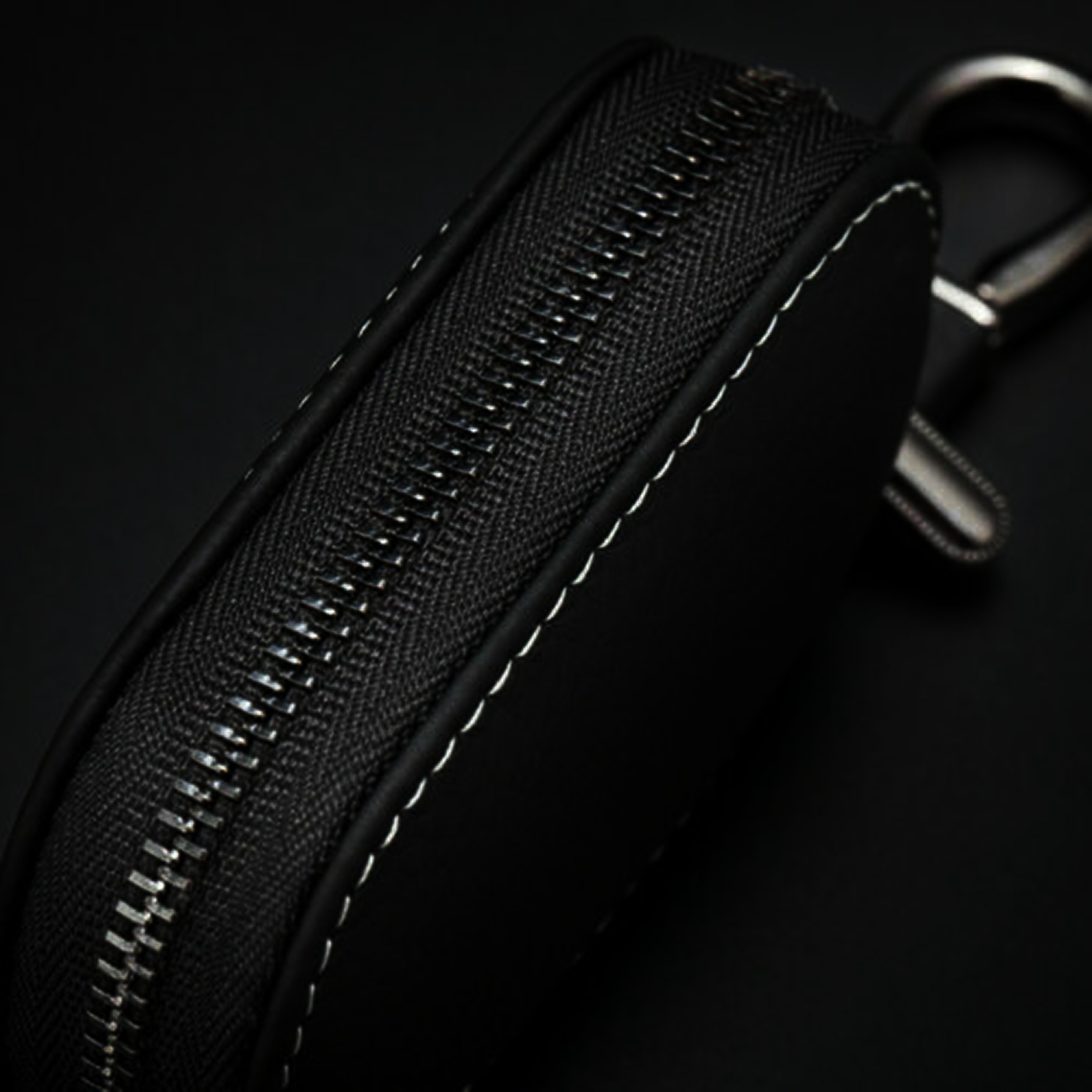 Red Black leather Car Key Holder Keychain Ring Case Bag Fit For MercedesBenz eBay