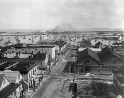 Key West, Florida, Early 1900's, 1912, Harbor View New Reproduction of Old Photo